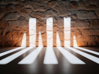 Poster - National That Sucks Day Escape Liminal Light and Shadow Narrative - Immersive Design Experience for Conceptual Storytelling in Architectural Minimalism