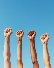Aufkleber - Inclusive Unity Aesthetic Powerful Diversity Solidarity Movement - Empowerment Visual Narrative for Social Justice Campaigns and Multicultural Brand Communication