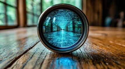 Digital Lens: A Glimpse into the Binary World