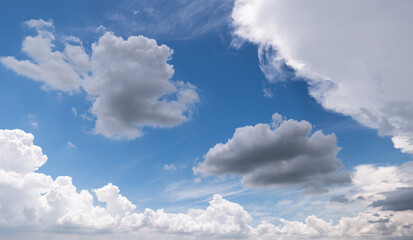 Wall Mural - dark sky with stormy clouds. dramatic sky rain,dark clouds before a thunder-storm.