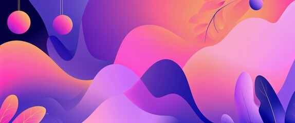 Pink to lavender gradient vector pattern abstract design illustration background