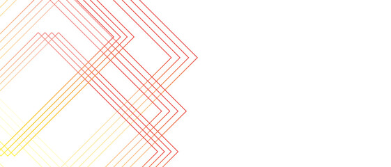 Aufkleber - Abstract beautiful perfect random red gradient lines with creative geometric triangle shape. Modern seamless and retro pattern technology & business concept template. Architecture concept geometric