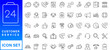 © Muhammad A. grapix - Customer service icon set. Containing customer satisfied, assistance, experience, feedback, operator and technical support icons