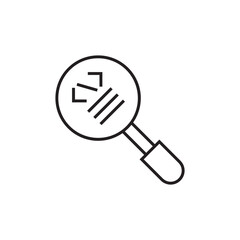 Coding testing icon 