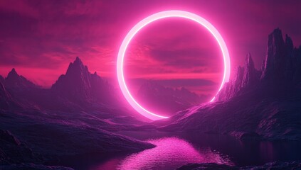 Wall Mural - sunrise over the mountains