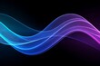 © Apon - Serene cosmic flow, a mesmerizing dance of blue and purple nebulae in a dark, ethereal expanse.