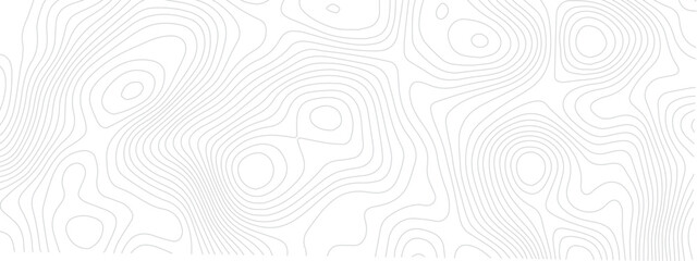 Wall Mural - Detailed Sea Map with Geometric Lines and Topography, Featuring a Mounted Grid Pattern to Depict Area Space and Landscape Topos
