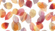 © Mr.Thongkhao - Autumn Leaves: A collection of delicate leaves in hues of red, orange, and yellow gracefully float, creating a stunning pattern of fall foliage. A beautiful visual to celebrate autumn