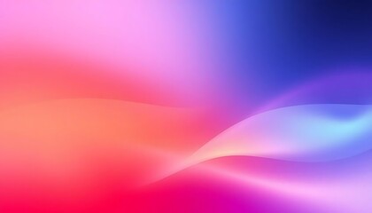 Wall Mural - vibrant gradient background with soft light waves, modern abstract design, full frame.