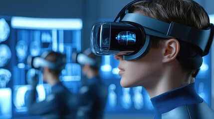 Wall Mural - a virtual reality platform used in engineering and industrial design.