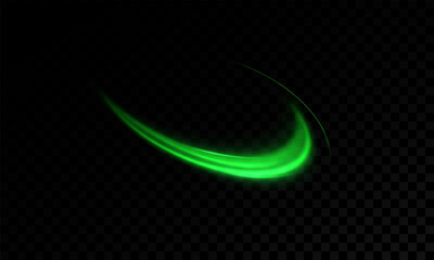 Poster - Green neon ring. Glowing circle. Glow effect. Round light frame. abstract light lines of movement and speed. Abstract light lines of movement and speed. light green ellipse.	