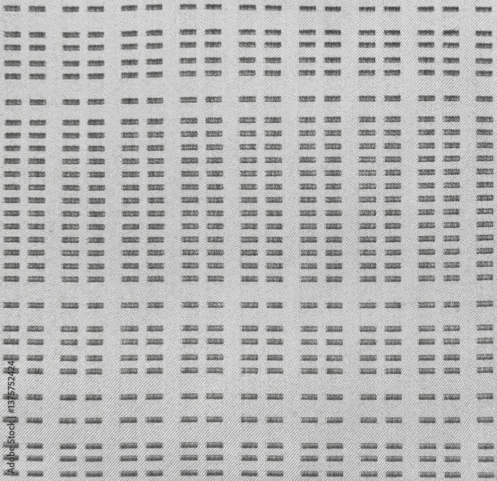Close up of wallpaper with horizontal dashed lines and strips. Dotted ...