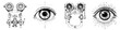 © neiros - Artwork depicting various optical instruments and human eyes in a creative illustration