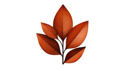 Wall Mural - Autumn leaves branch illustration, decorative, vibrant, cut out transparent