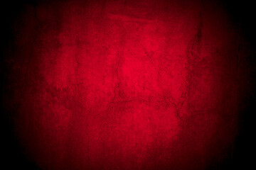 Aufkleber - Old wall texture cement black red  background abstract dark color design are light with white gradient background.