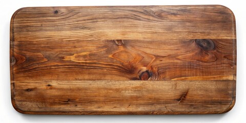 Aufkleber - Rustic Wooden Cutting Board Texture A Rich Brown Wood Surface Ideal for Culinary or Craft Backgrounds