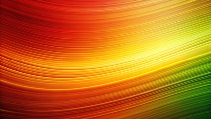 Fototapete - Abstract Vibrant Hues A Dynamic Composition of Curving Lines in a Spectrum of Warm and Cool Tones