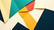 © Andi - Colorful Abstract Paper Art Design Background with Geometric Shapes