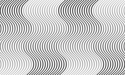 Poster - abstract geometric vertical gradient oblique smooth wave line pattern.