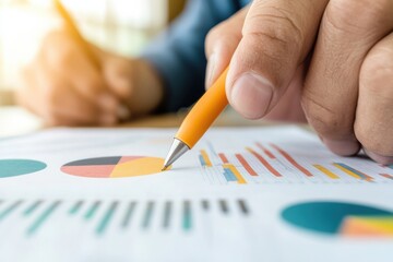 Aufkleber - Mindful Financial Intelligence Gen Z Professional Data Visualization and Strategic Analytics for Next-Gen Business Performance Optimization