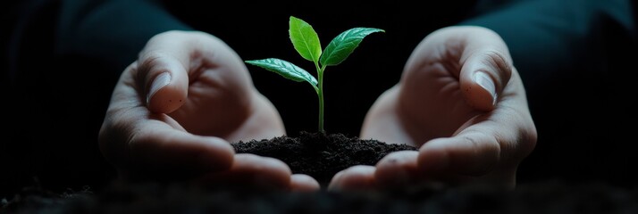 Aufkleber - Eco-Conscious Leadership Nurturing Green Innovation with Millennial Professionals - Sustainable Corporate Growth and Environmental Commitment Visualization