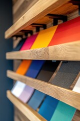 Aufkleber - Innovative Material Palette Sustainable Design Exploration with Rich Color Textures - Next-Gen Architectural Sampling for Creative Professionals
