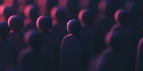 Poster - Innovative Purple Up Day Leadership Millennial Talent Emergence in Moody Minimalist Corporate Visualization for Strategic Workforce Development and Emerging Professional Insights
