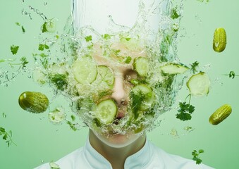 Poster - Culinary Immersion Avant-Garde Fermentation Art Explores Sensory Gastronomy with Gen Z Epicurean Innovation and Dynamic Food Design