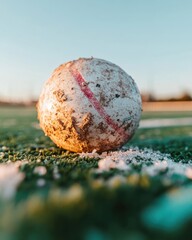 Poster - Precision Play Tactile Lawn Bowls Imagery - Capturing Competitive Sports Gritty Authenticity with Macro Precision and Strategic Aesthetic