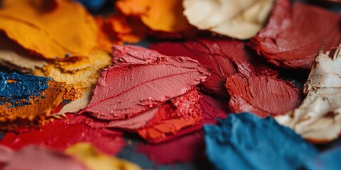 Poster - Vibrant Color Theory Exploration Textural Pigment Analysis for Creative Professionals - Immersive Digital Design Palette Showcasing Artistic Material Innovation and Sensory Color Mapping