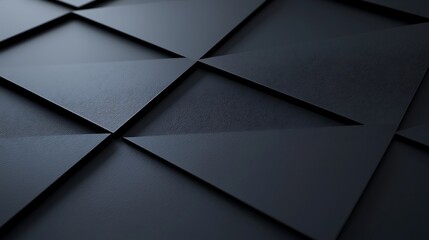 Wall Mural - A black and white image of a pattern of squares and triangles