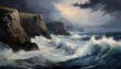 © Oleh - Rugged Coastline in Stormlight
