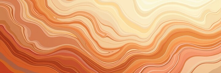Autumnal Gradient Swirl Background