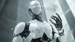 © Sehraye - Artificial intelligence in the global network. Digital technologies of the future. Computer Mind Control. 3D illustration on tech background