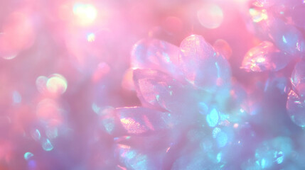 Wall Mural - abstract background of soft focus bokeh lights