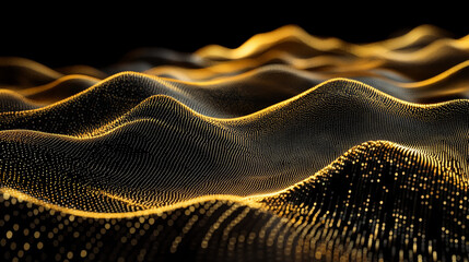 Waves of computer code. Binary code big data. Information field, binary code, data encoding, data flow, digital security. Internet technology 3d illustration