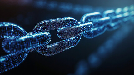 Wall Mural - big data, blockchain, hi tech. information flow, decentralized global database structure. 3d illustr