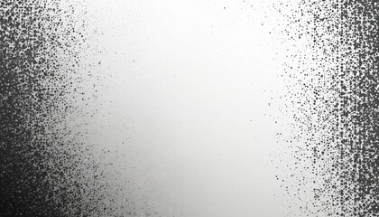 Aufkleber - Monochrome abstract texture overlay background. Subtle halftone effect with splattered dust and rough grain. Design element for grunge, vintage, retro styles. Ideal for graphic design, web, print.