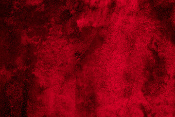 Leinwandbilder - Old wall texture cement black red  background abstract dark color design are light with white gradient background.