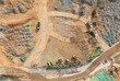 © Lawren Lu/Stocksy - Aerial View of Excavators Digging at Construction Site