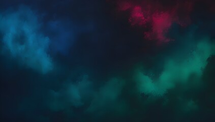 Wall Mural - A vibrant interplay of deep blues, greens, and hints of red creates a cosmic-like scene. The colors blend seamlessly, evoking a sense of mystery and depth perhaps reminiscent of a nebula 