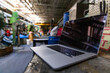 © Raymond Forbes LLC/Stocksy - Blank screen mobile laptop computer