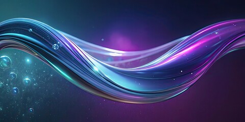 Wall Mural - abstract wave background