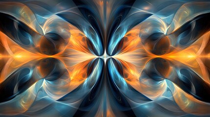 Unique butterfly shaped object creating an abstract form that symbolizes transformation and artistic expression