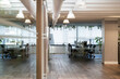 © VICTOR TORRES/Stocksy - Modern office space with wooden flooring and natural light