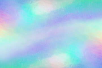 Canvas Print - holographic rainbow foil iridescent texture abstract hologram background
