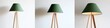 © abdul - Modern green floor lamp on tripod stand