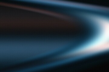 Aufkleber - Abstract light streaks, blue and white glowing lines on dark background.