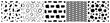 © dniprodd - Set of seamless patterns with scribble smears