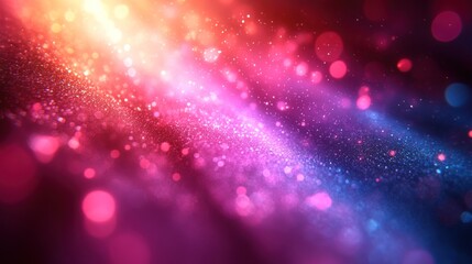 Wall Mural - vibrant abstract bokeh background with diagonal light rays